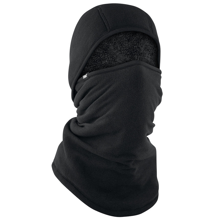 Zan Headgear Zan Balaclava SportFlex Series High Pile Fleece Black WBLH114 - Clothing & Accessories